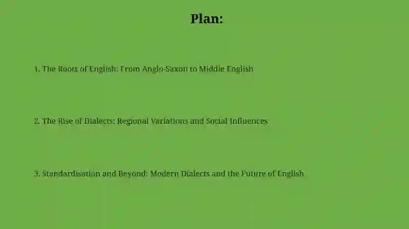 History of England and it's English dialects 2