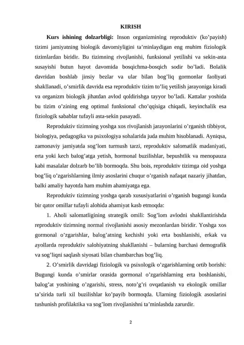 Reproduktiv tizimning yoshga qarab xususiyatlari 2