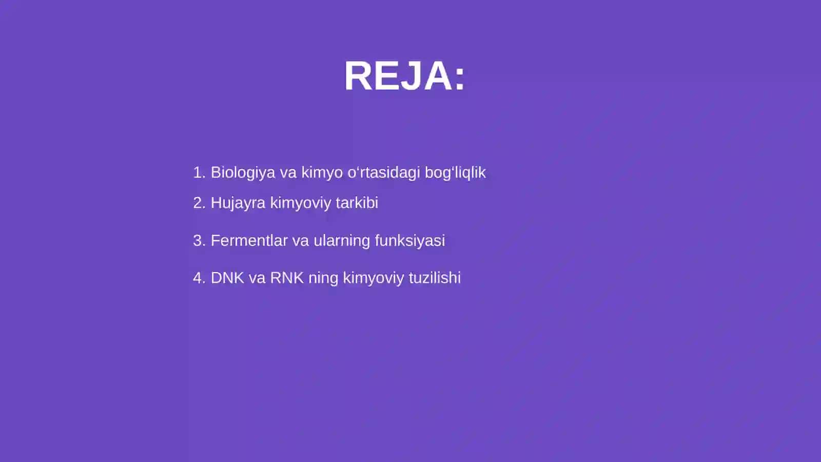 Biologiya kimyo 2