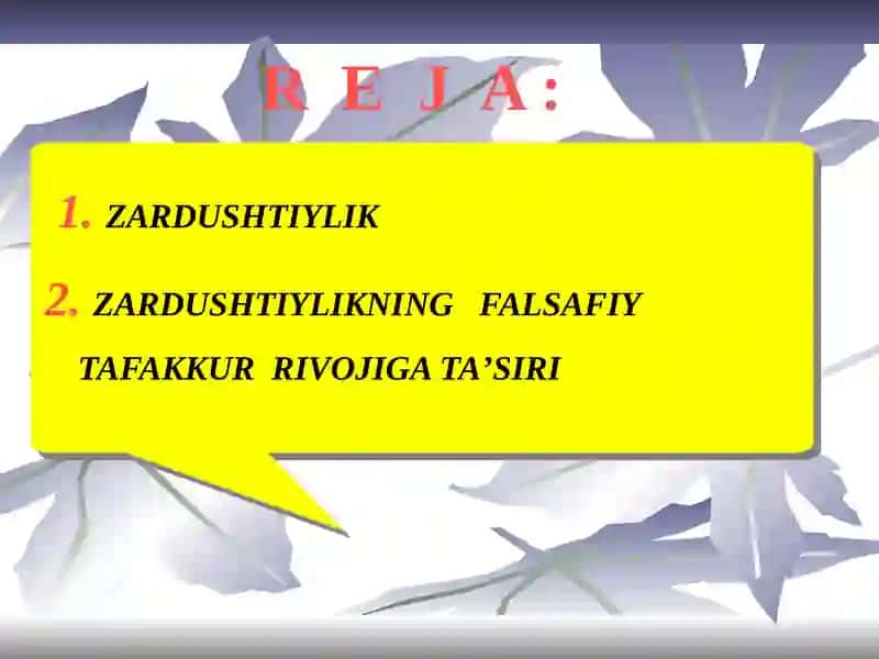Zardushtiylik falsafasi 2