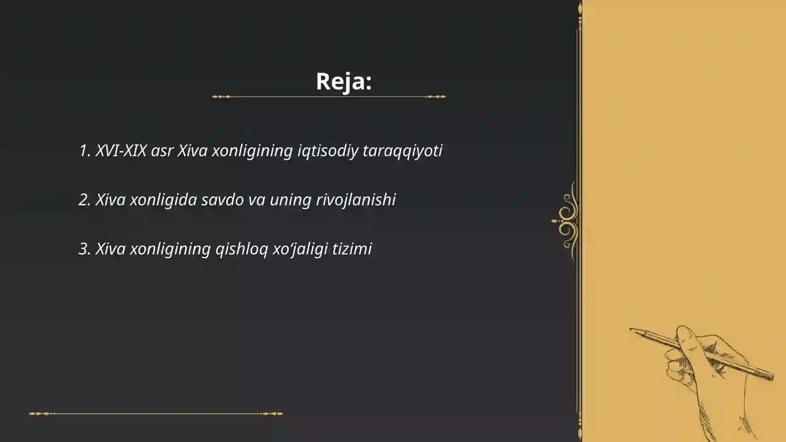 XVI-XIX asr Xiva xonligi iqtisodiy tarixining tarixshunosligi 2