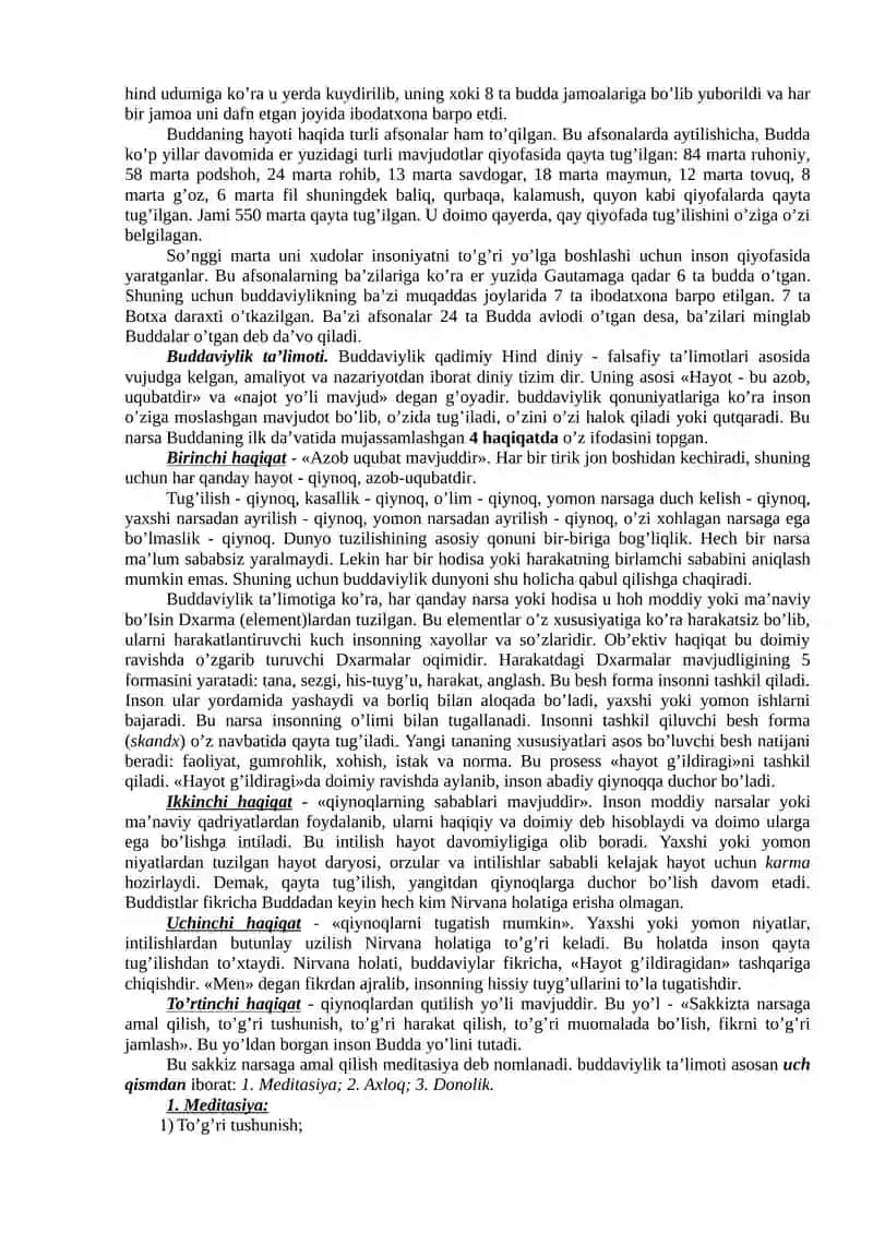 Buddaviylik va xristianlik 2