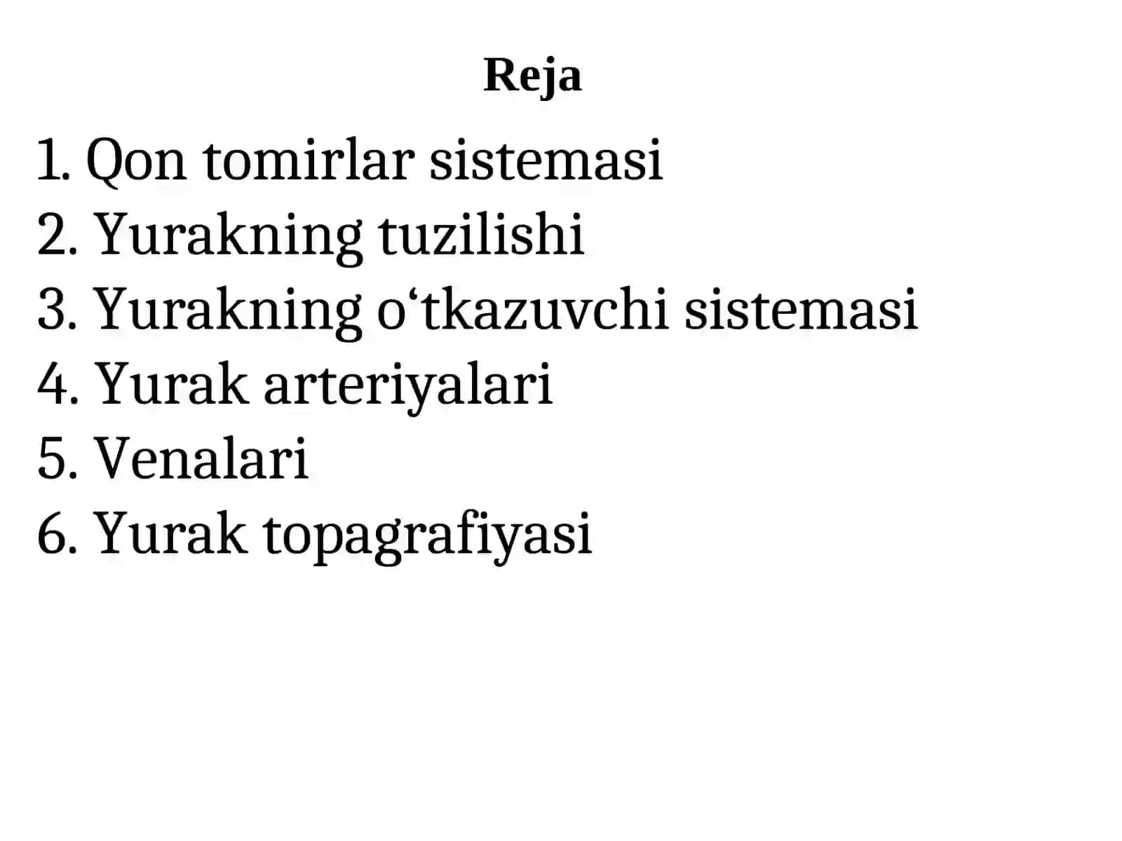 Qon Tomirlar Sistemasi 2