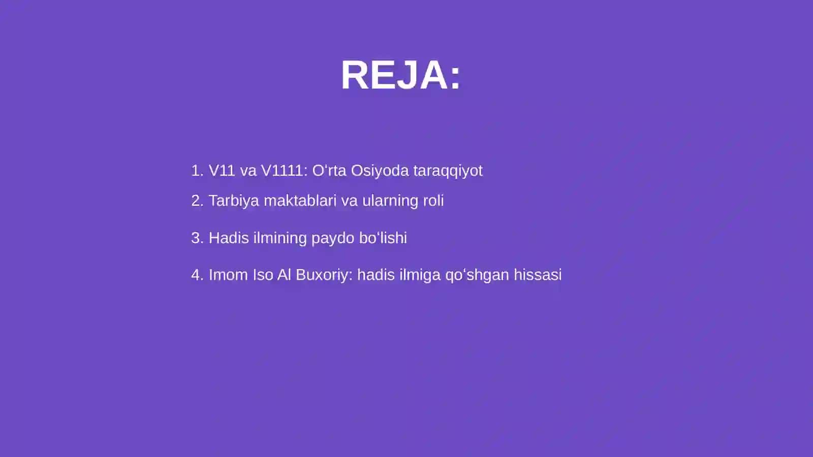 Oʻrta Osiyoda Tarbiya va Madaniyat Rivojlanishi 2