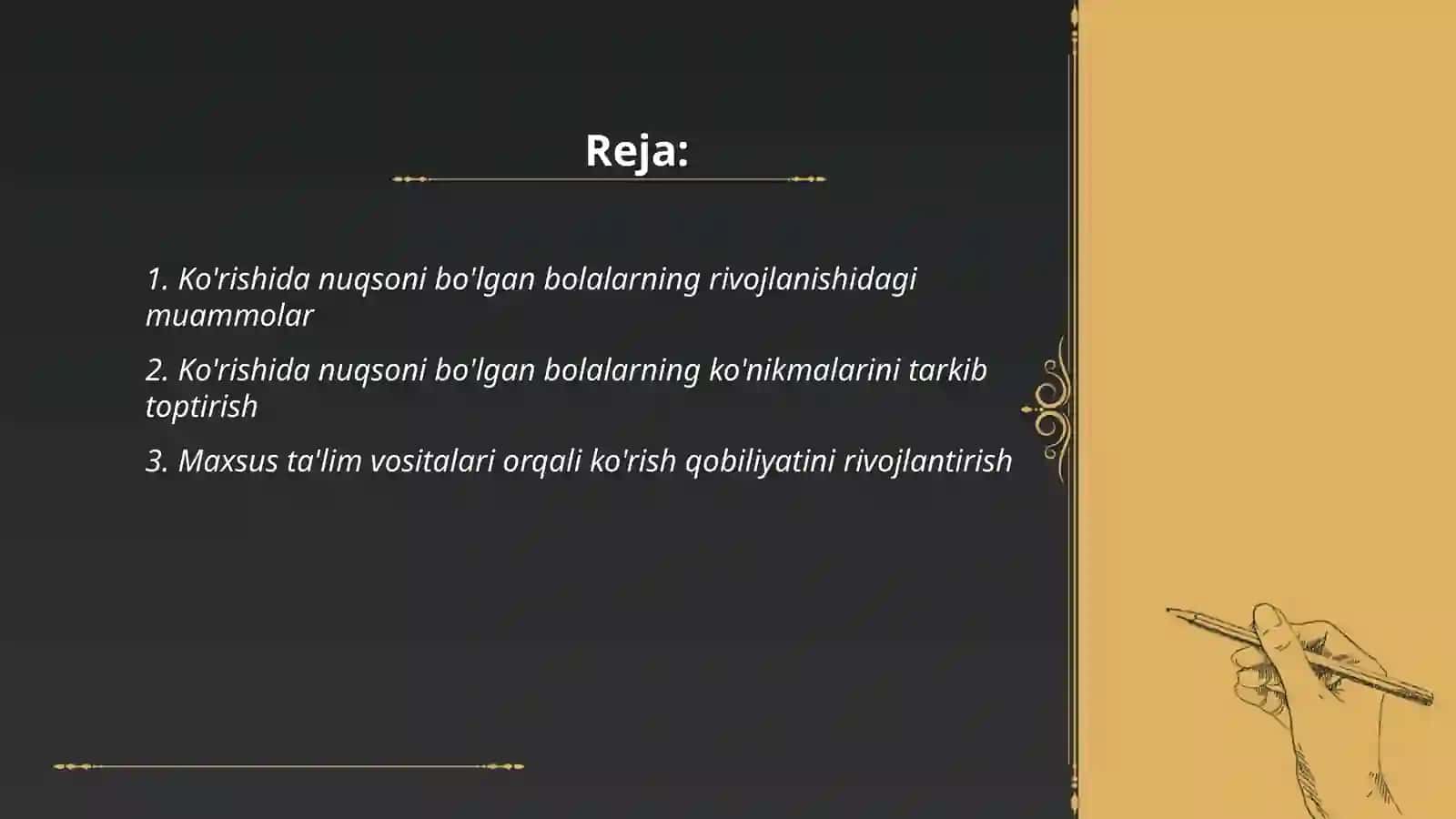Maxsus ta'lim shakl va vositalar 2