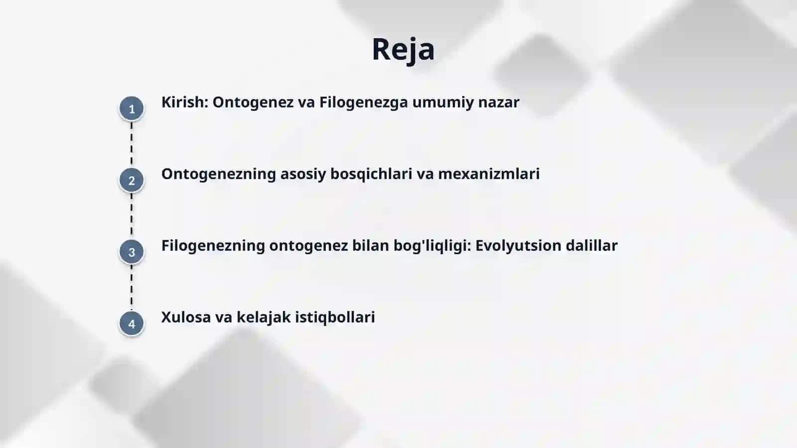 Ontogenez. Onto-filogenez 2