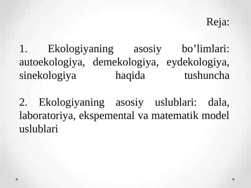 Ekologiyauslublari 2