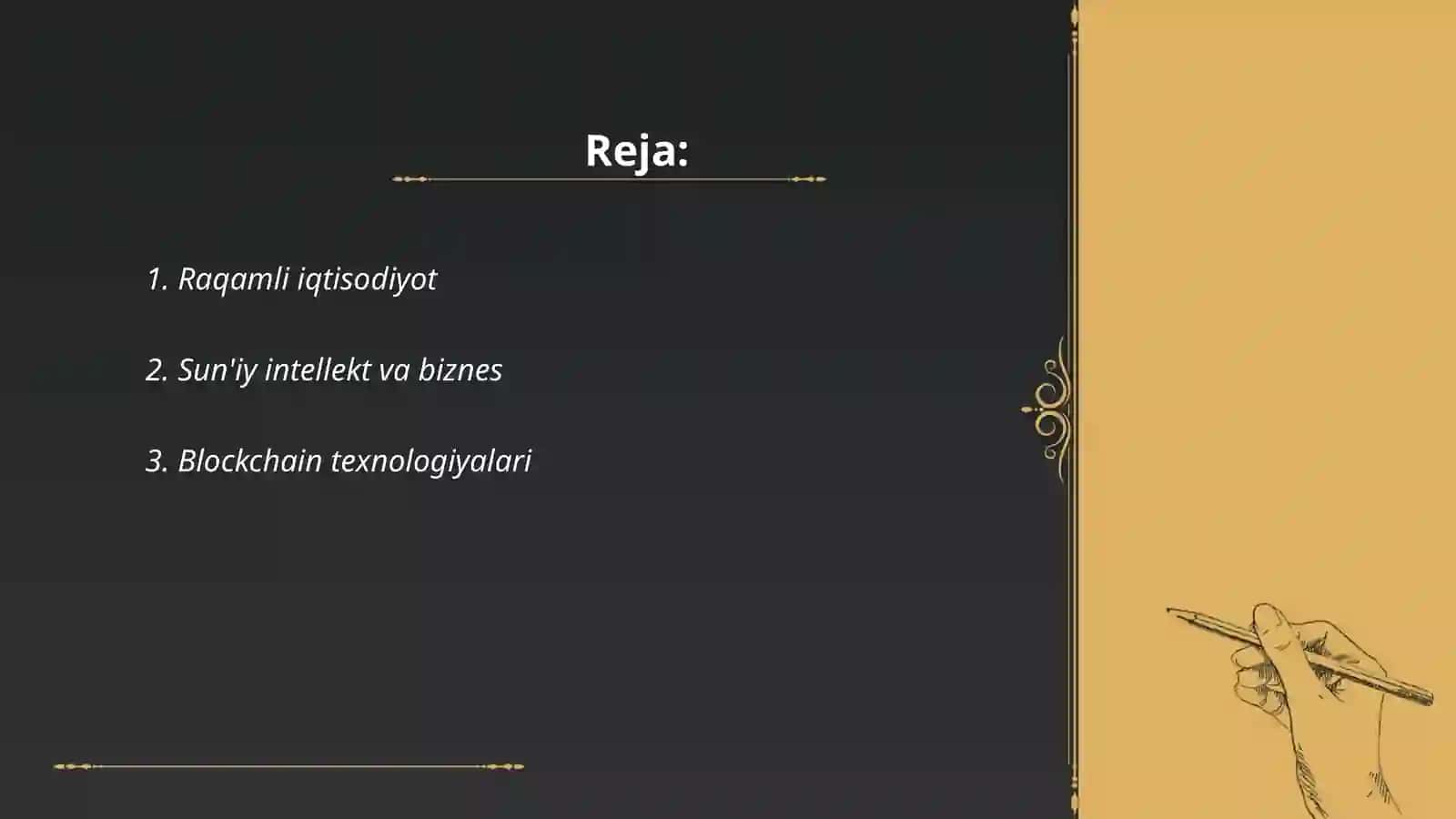 Raqamli iqtisodiyot 2
