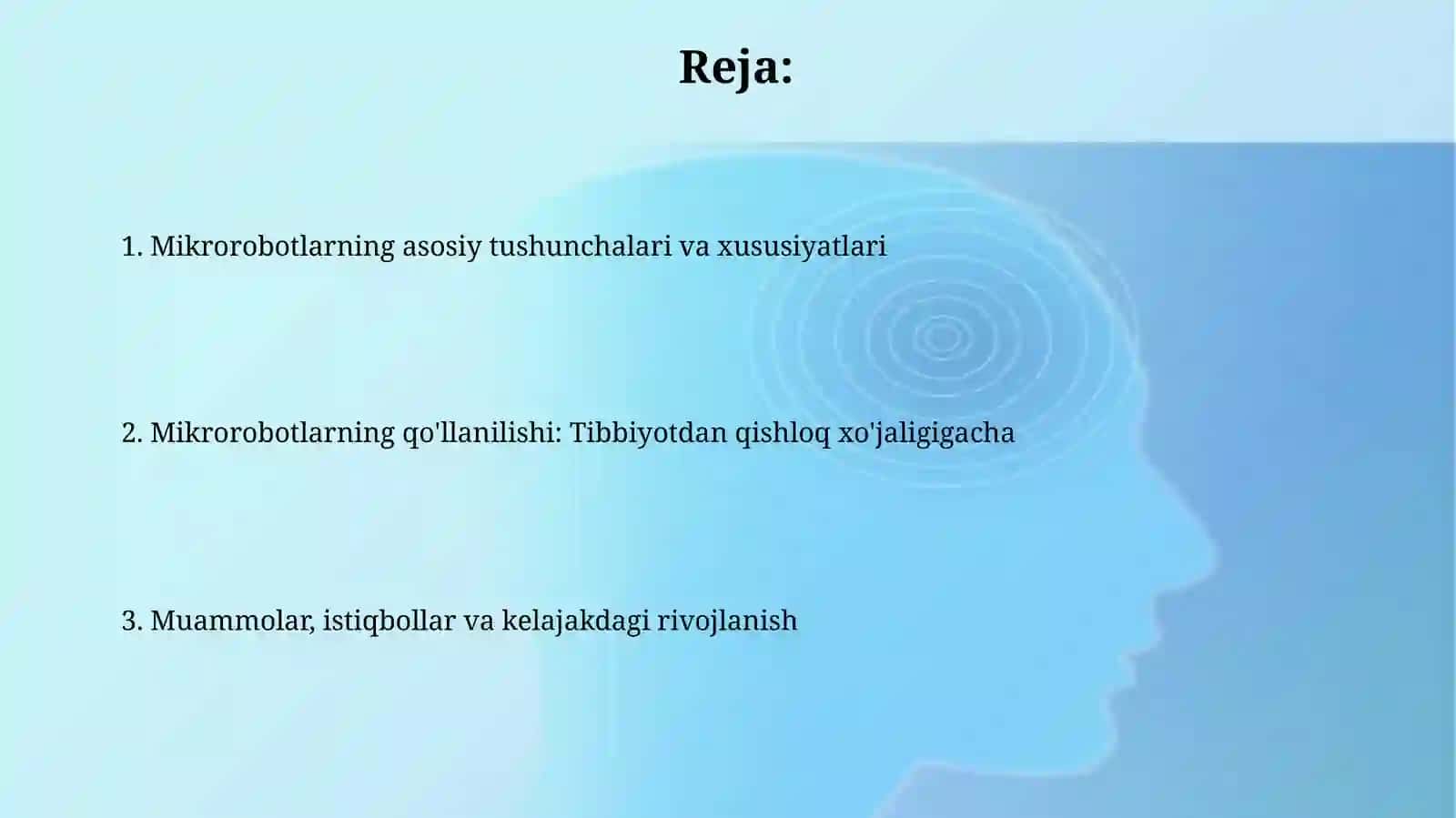 Mikrorobotlar va ularning hususiyatlari 2