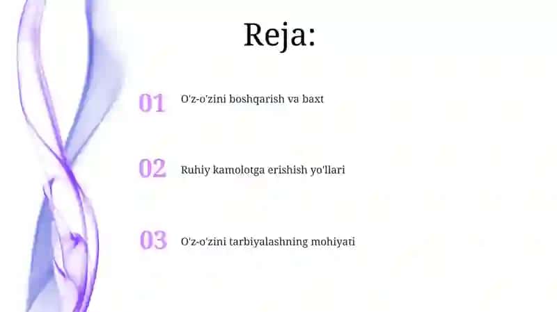 Nafs tarbiyasi 2