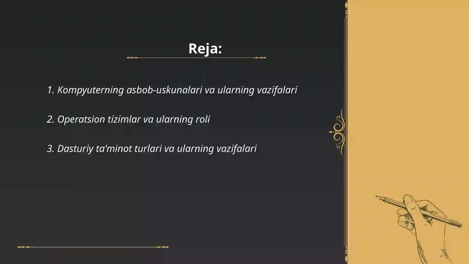 Kompyuter va mobil qurilmalarning vazifalari 2