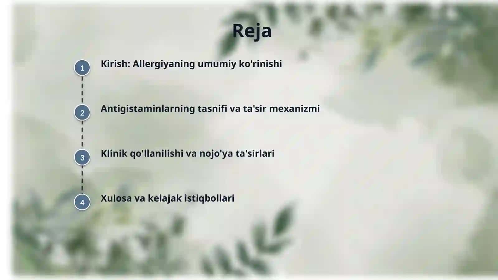 Allergiyaga qarshi antigistamin preparatlar 2