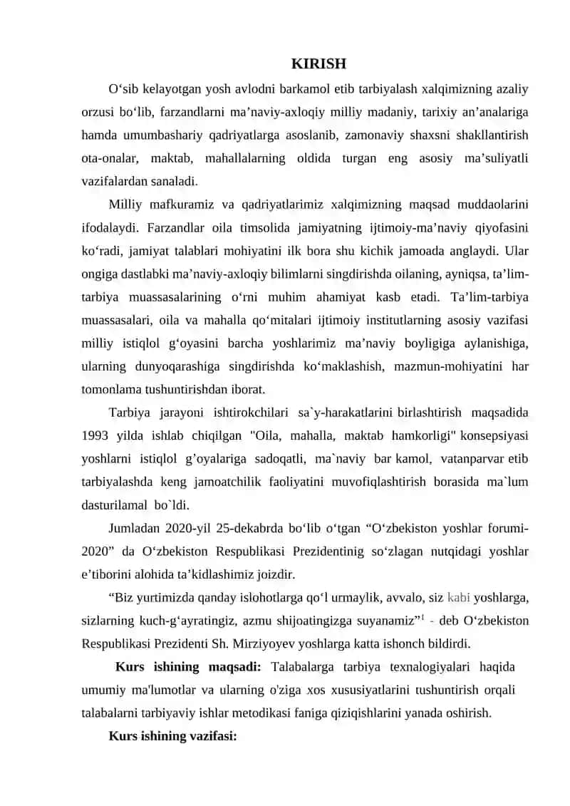 Shaxsning oila muhitida va jamiyatda shakllanishi 2