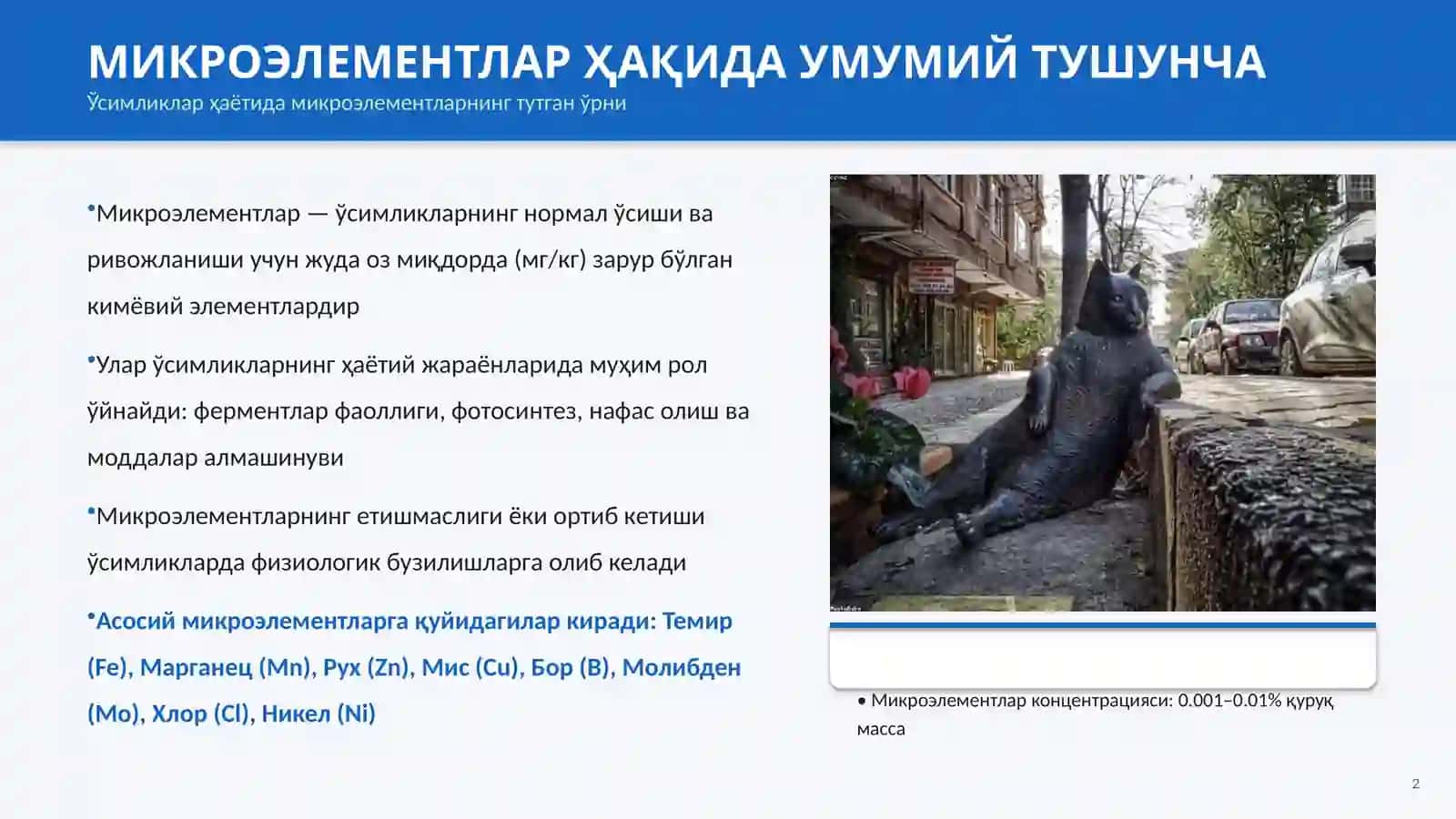 МИКРОЭЛЕМЕНТЛАР ВА УЛАРНИНГ ФИЗИОЛОГИК АҲАМИЯТИ 2