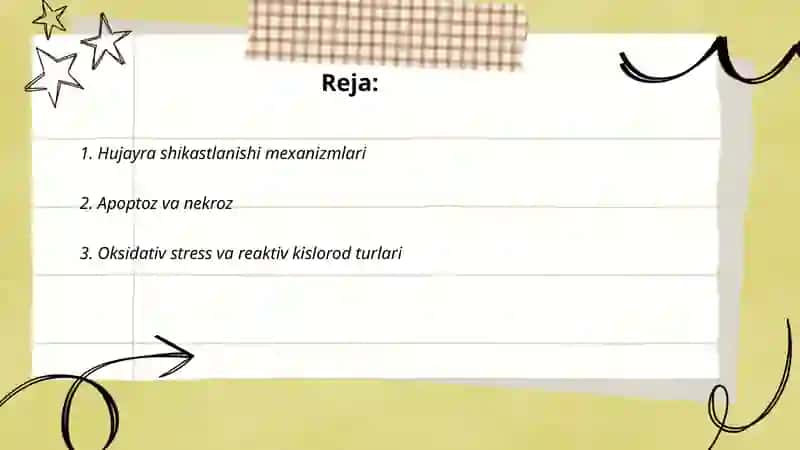 Hujayra patfiziologiyasi 2