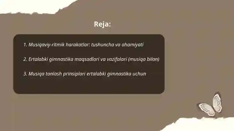 Musiqaviy-ritmik harakatlar 2