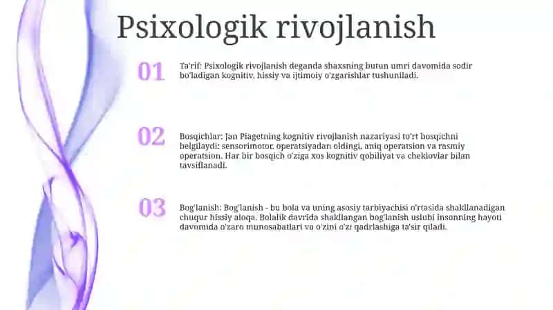 O'Quvchi Psixologiyasi 2