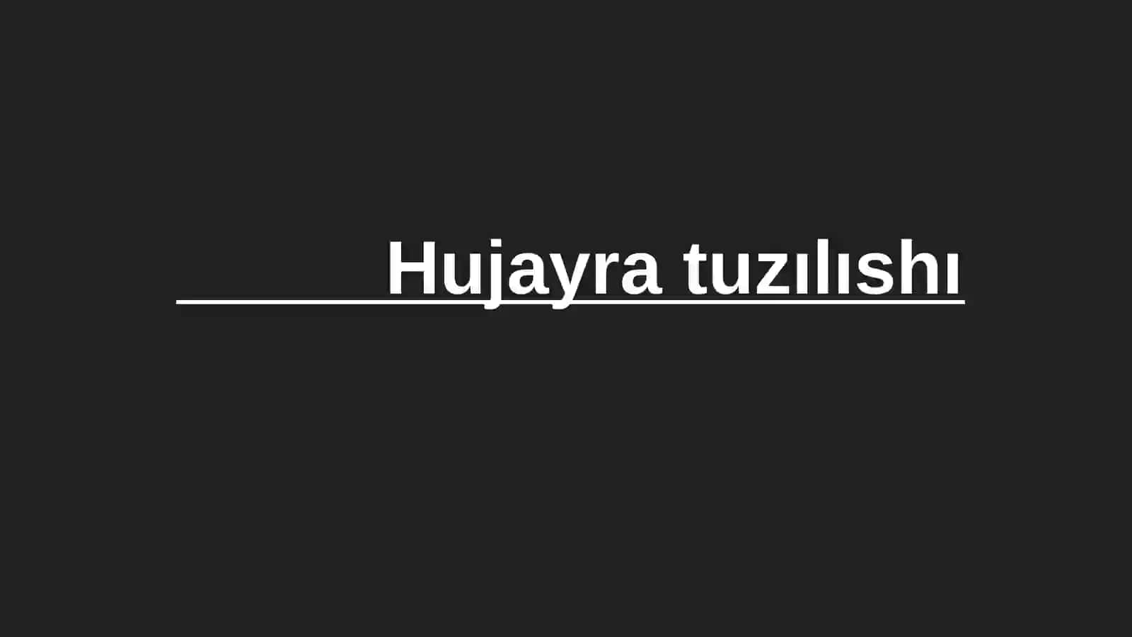 Hujayra tuzılıshı 2