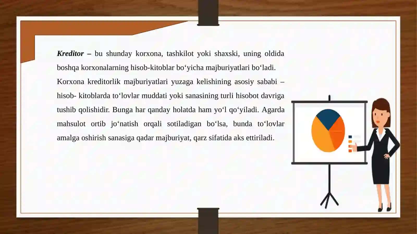 Kreditor qarzlarning buxgalterya hisobi 2