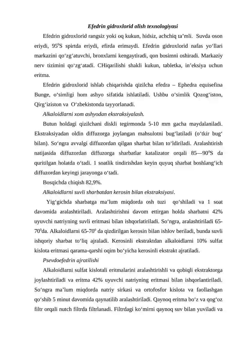 Efedrin gidroxlorid 2