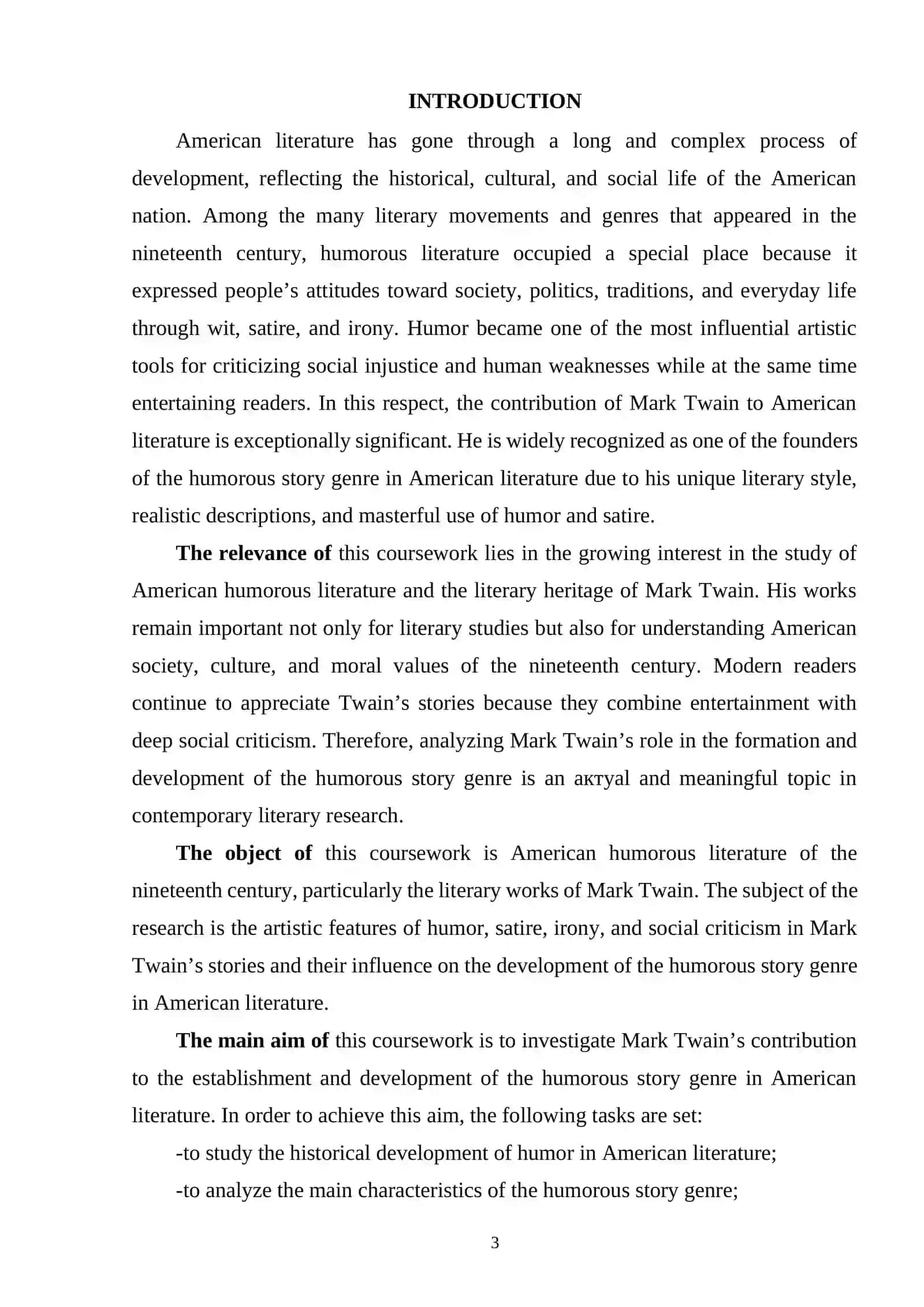 MARK TWAIN'S CONTRIBUTION TO AMERICAN LITERATURE 2