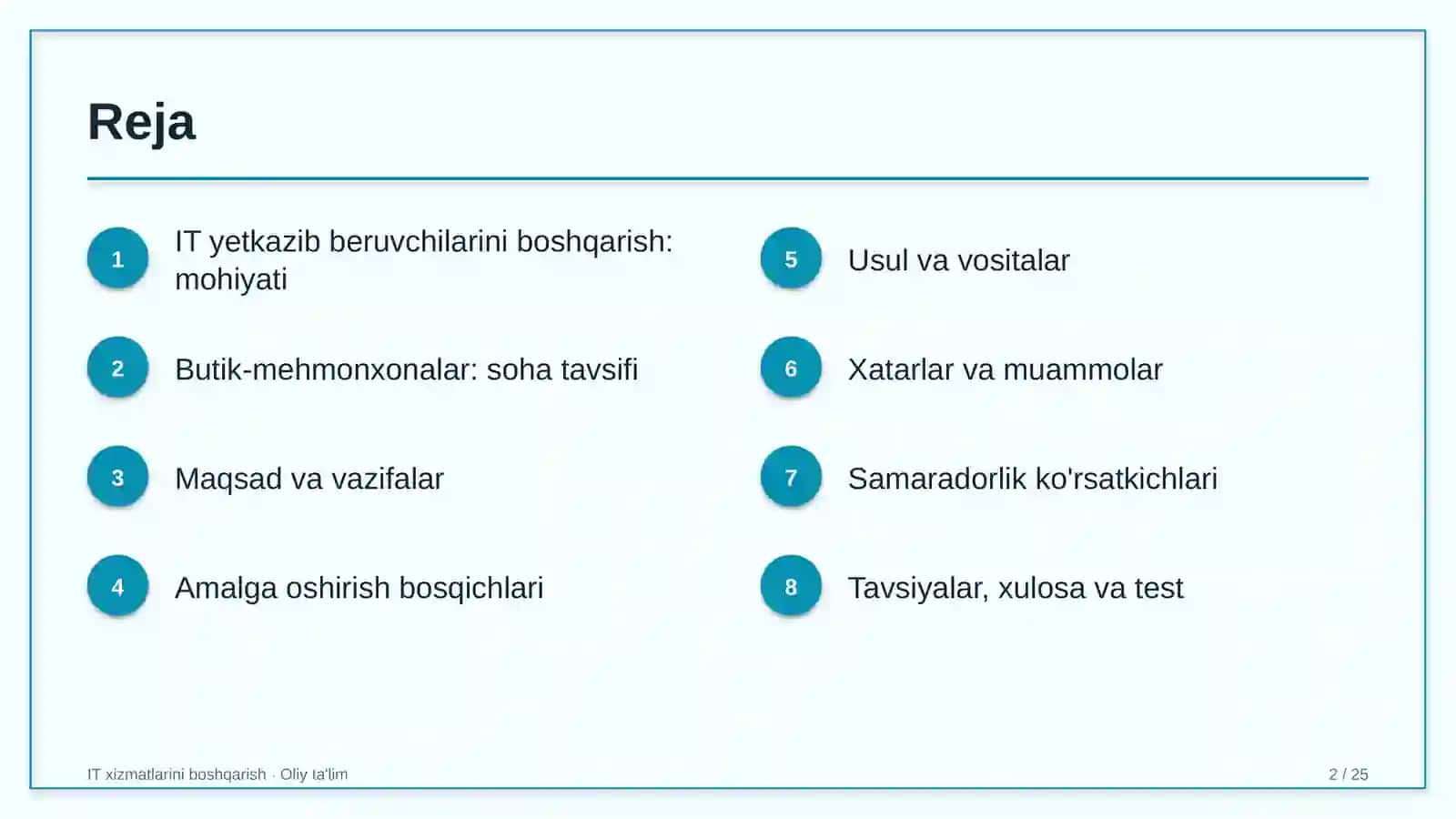 IT yetkazib beruvchilarini boshqarish 2