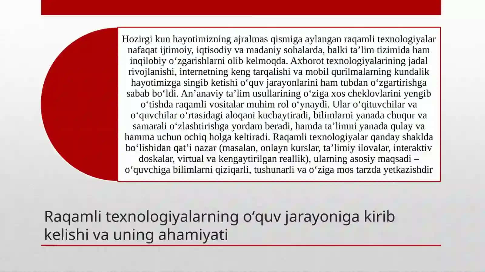 Raqamli texnologiyalar 2