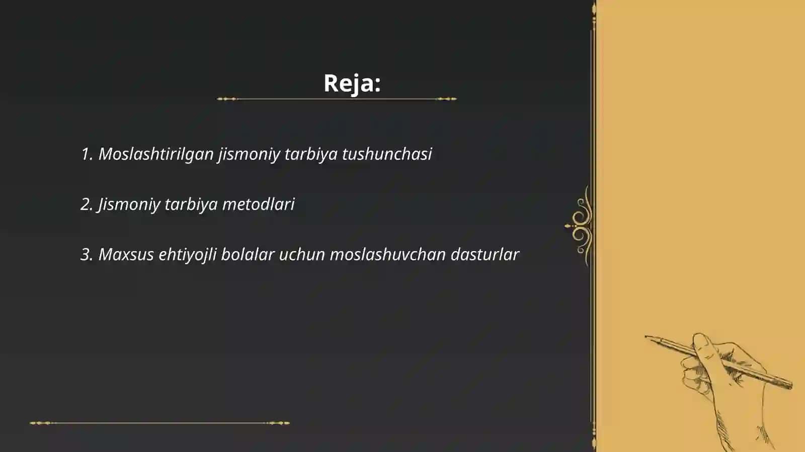 Adaptiv jismoniy tarbiya usullari 2