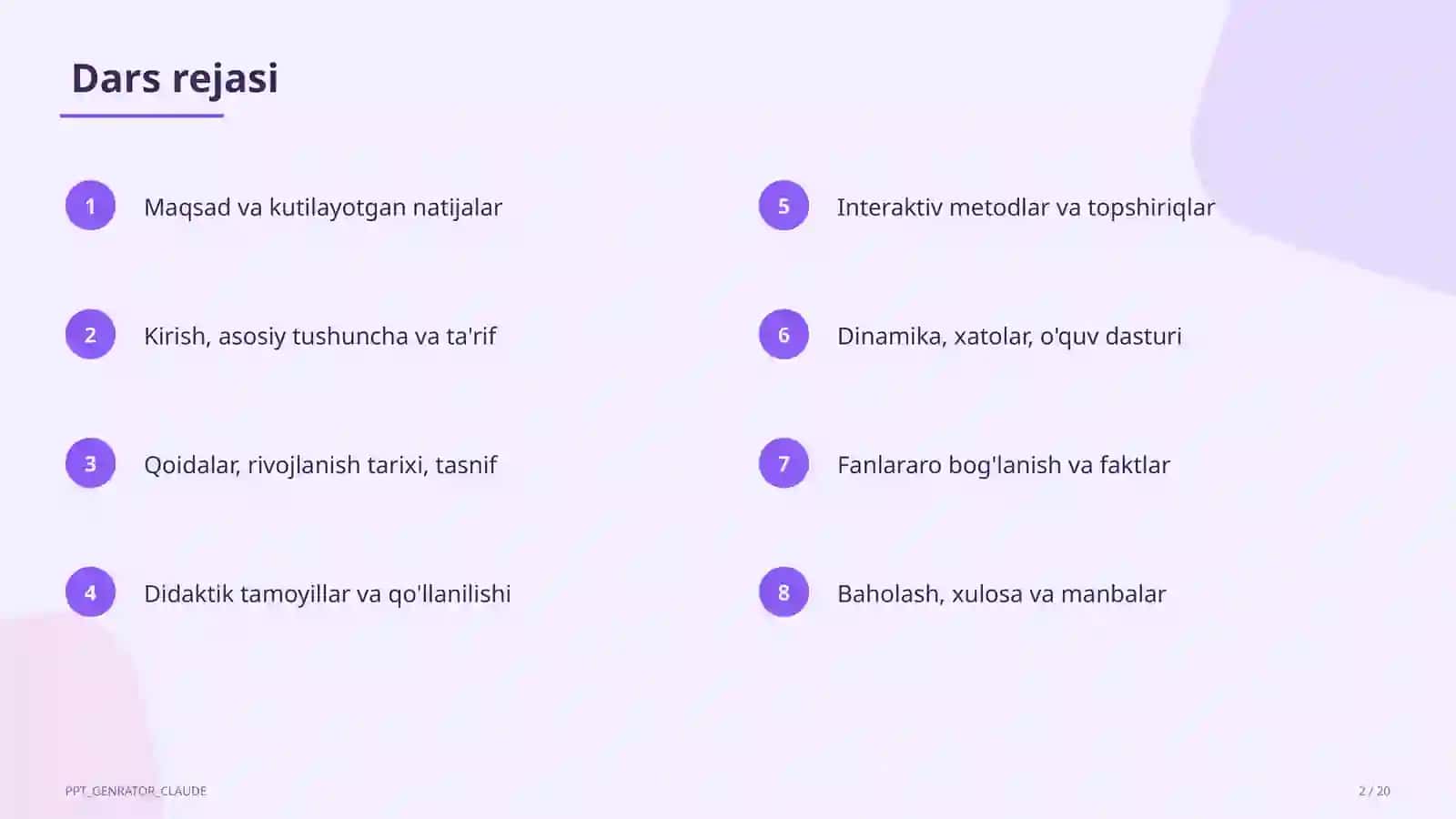 Maqom san'ati: Shashmaqom (5-sinf) 2