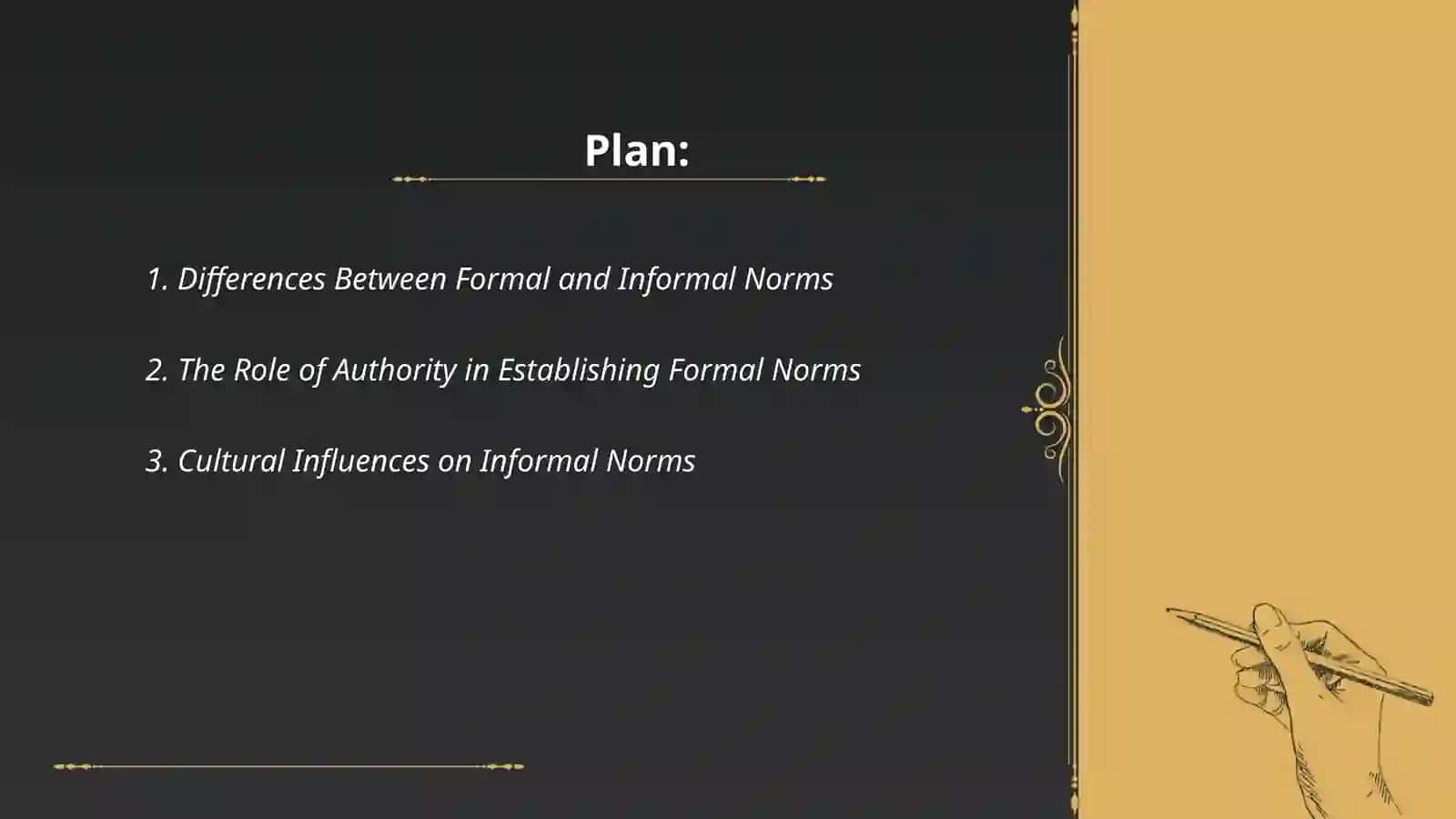 formal and informal norms and their formation 2