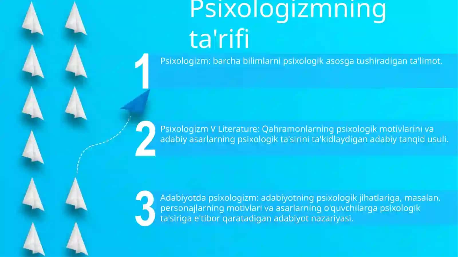 Psixologizm V Literature 2