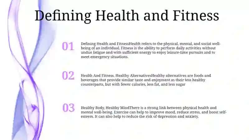 Health And Fitness. Healthy Alternatives 2