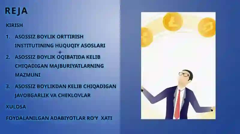 Asossiz boylik orttirish oqibatida kelib chiqadigan majburiyatlar 2
