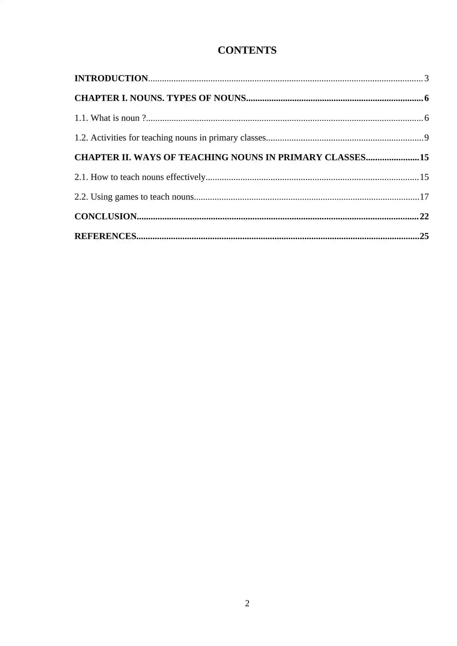 STRATEGIES OF TEACHING NOUNS IN PRIMARY CLASSES 2