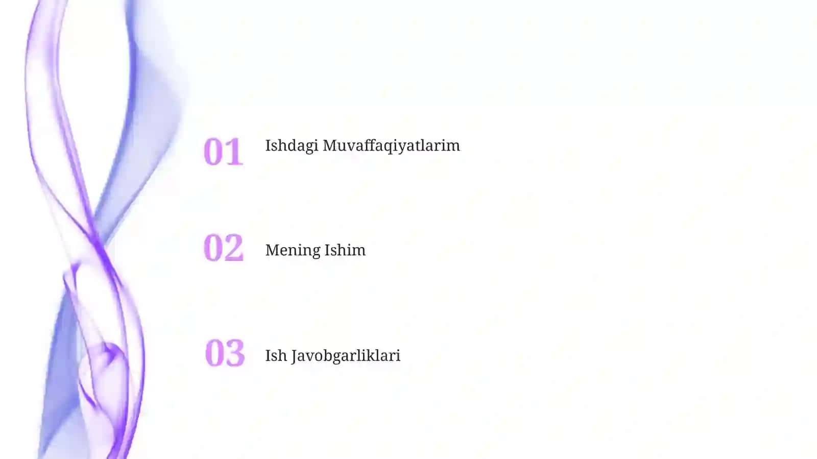 Ishdagi Muvaffaqiyatlarim 2