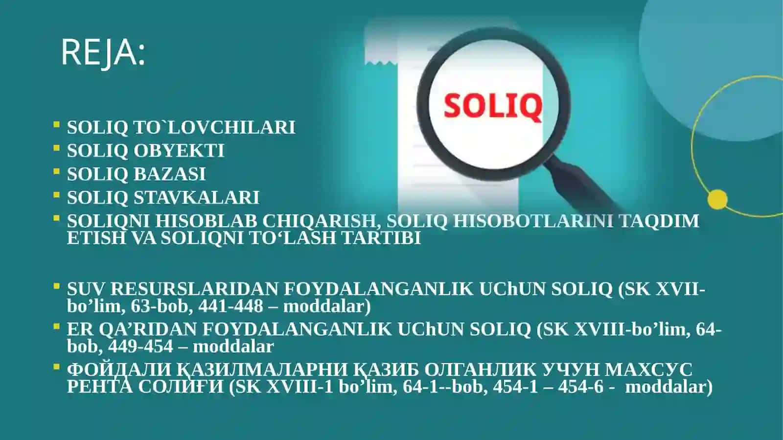 SOLIQ OBYEKTI 2