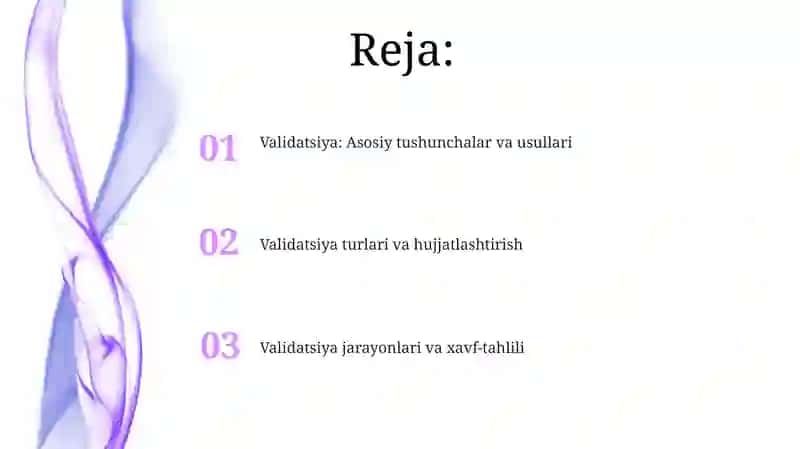 Validatsiyalash 2