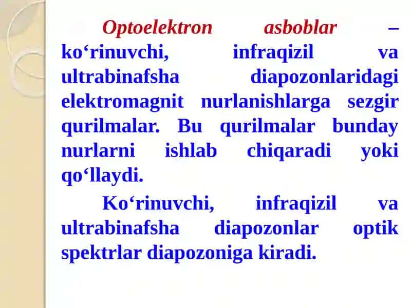 Optoelektronasboblar 2