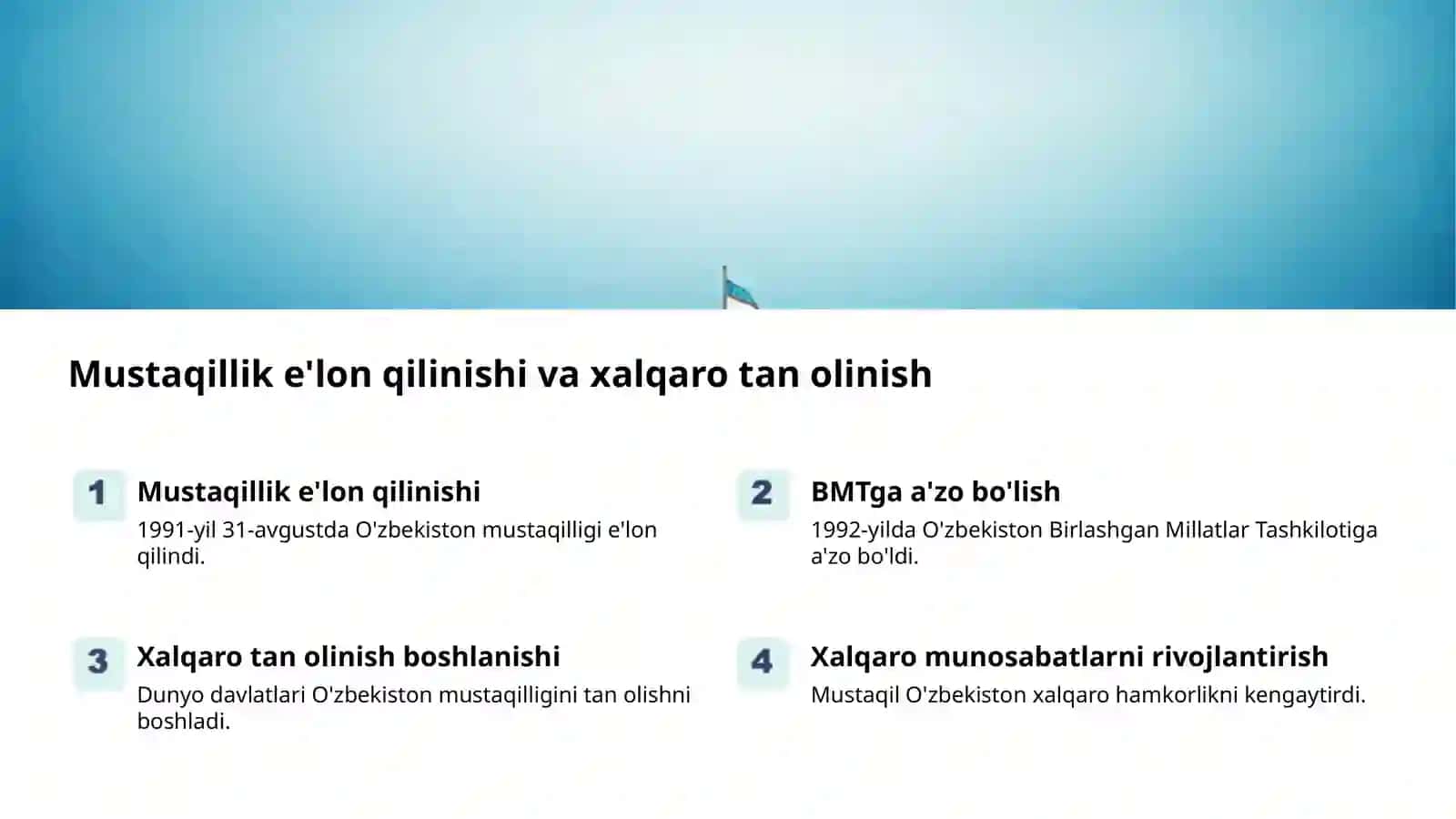 O'zbekiston: Jahon Hamjamiyatiga Qo'shilish 2