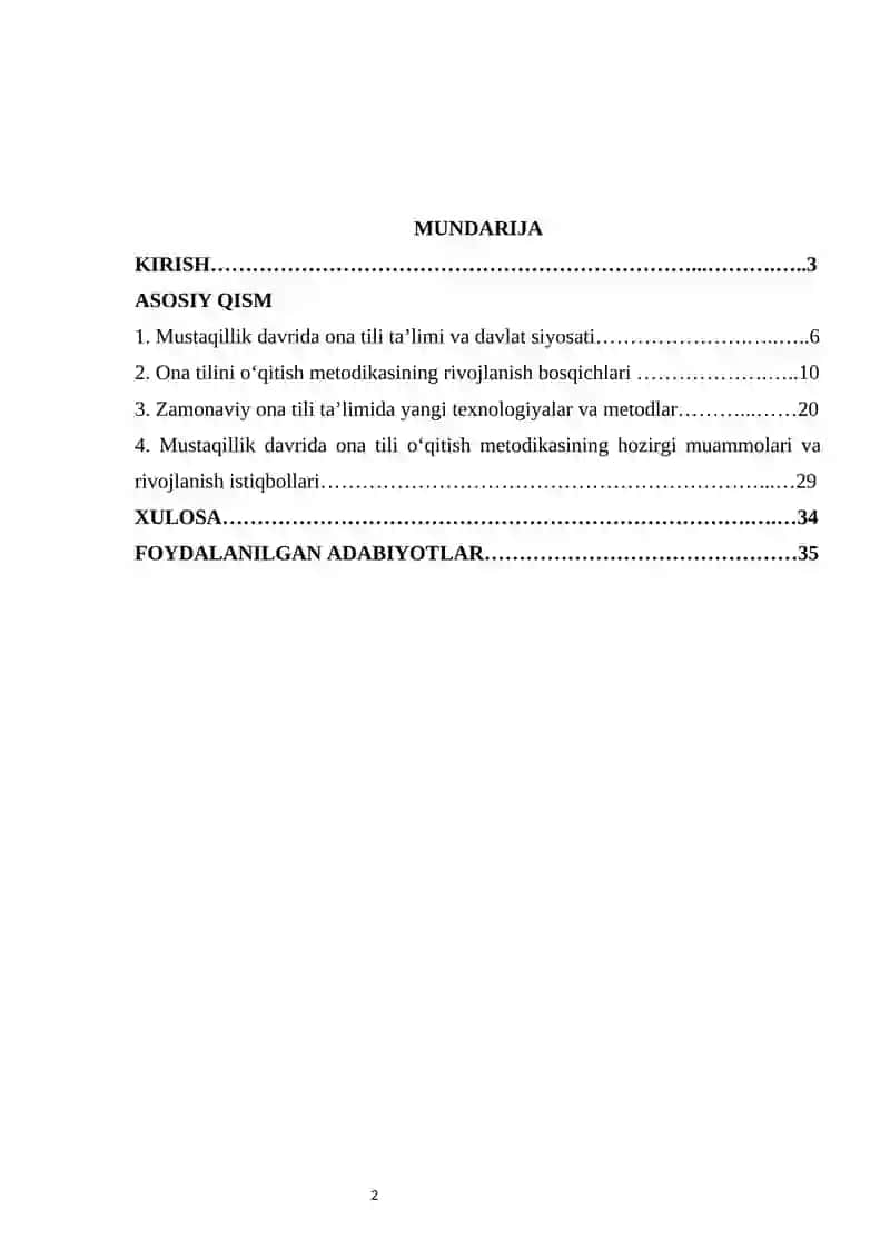 Mustaqillik davrida ona tilini o‘qitish metodikasi rivoji 2
