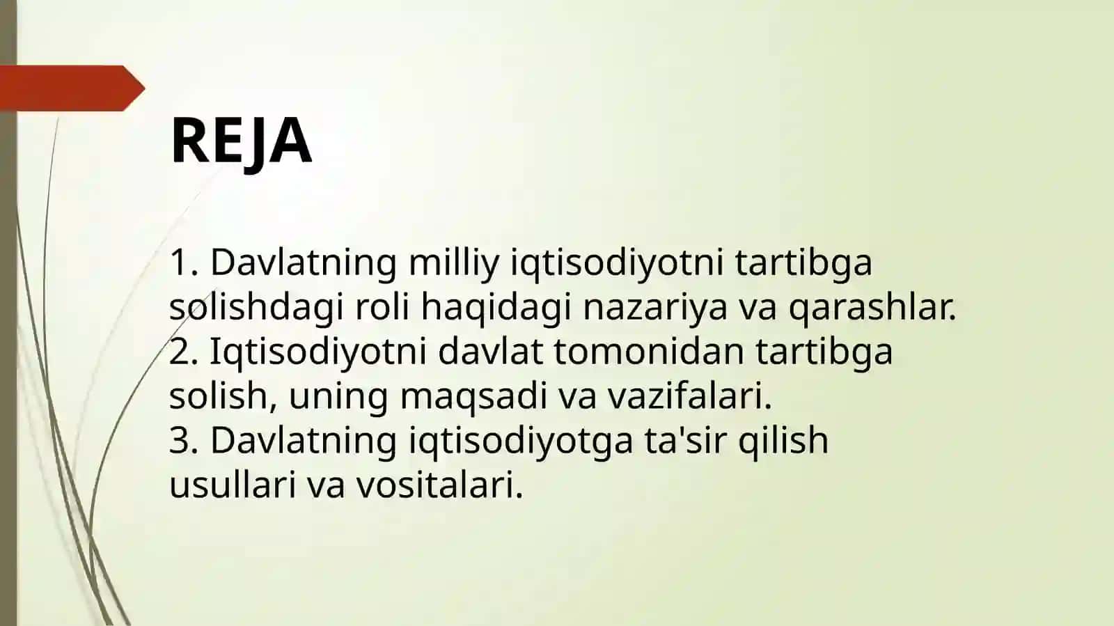 Davlatning bozor iqtisodiyotidagi roli 2
