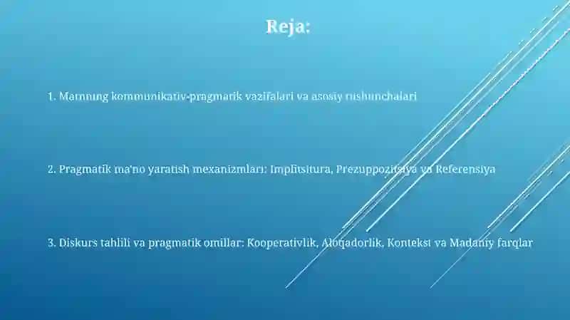 Matnning kommunikativ-pragmatik aspekti 2