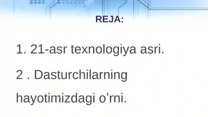 21-asr texnologiya asri 2
