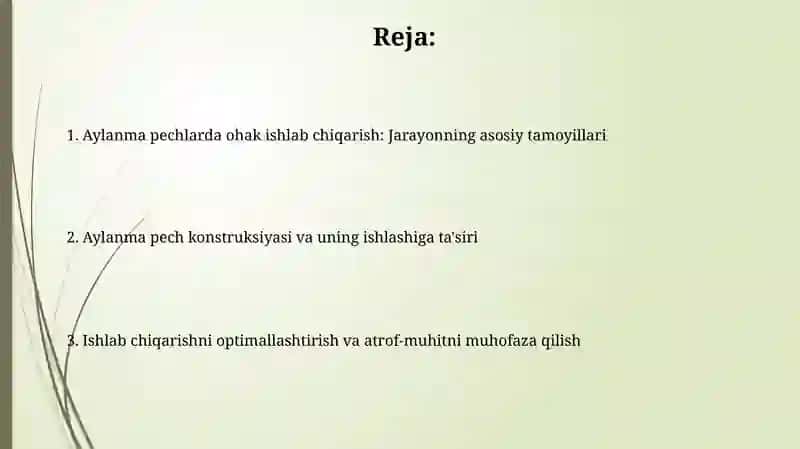 Kirish ohak ishlab chiqarishdagi xom ashyon 2