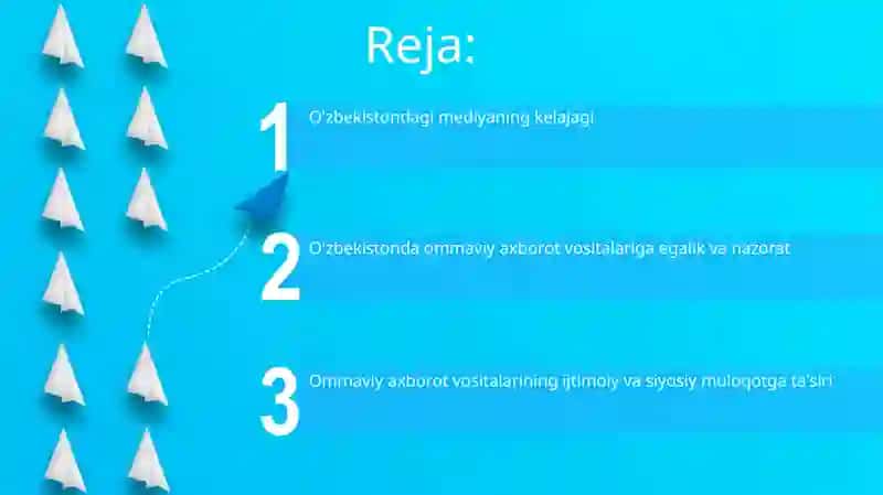 O'zbekiston Respublikasida ommaviy axbarot vositalarining fayolyati 2