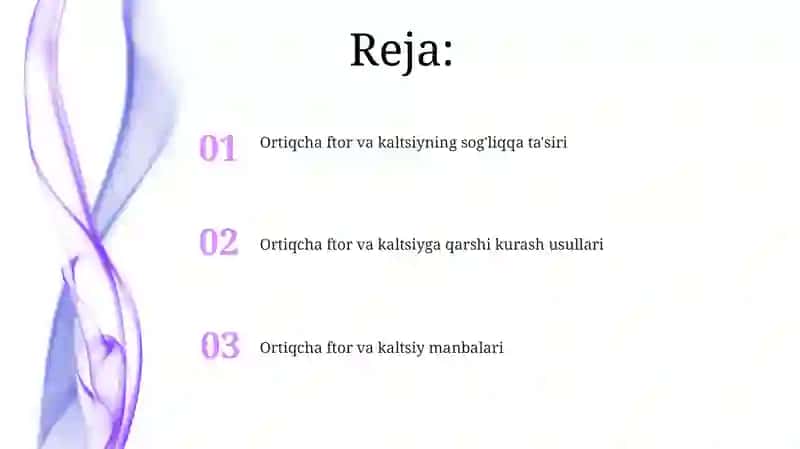 Ortiqcha ftor va kaltsiyning sog'liqqa ta'siri 2