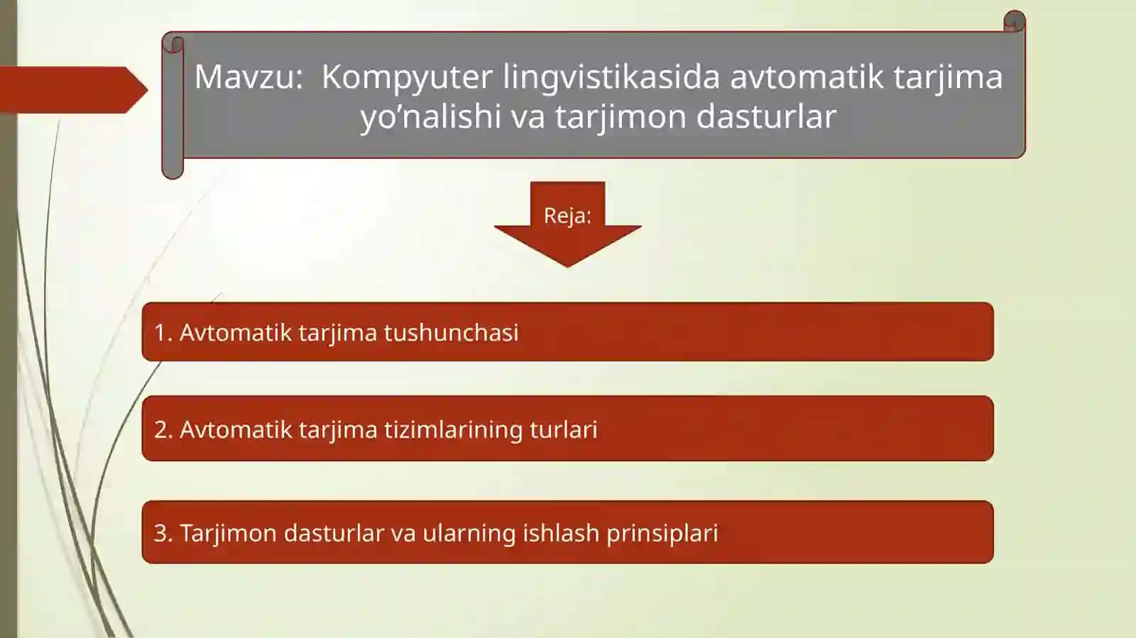 Kompyuter lingvistikasida avtomatik tarjima yo’nalishi va tarjimon dasturlar 2