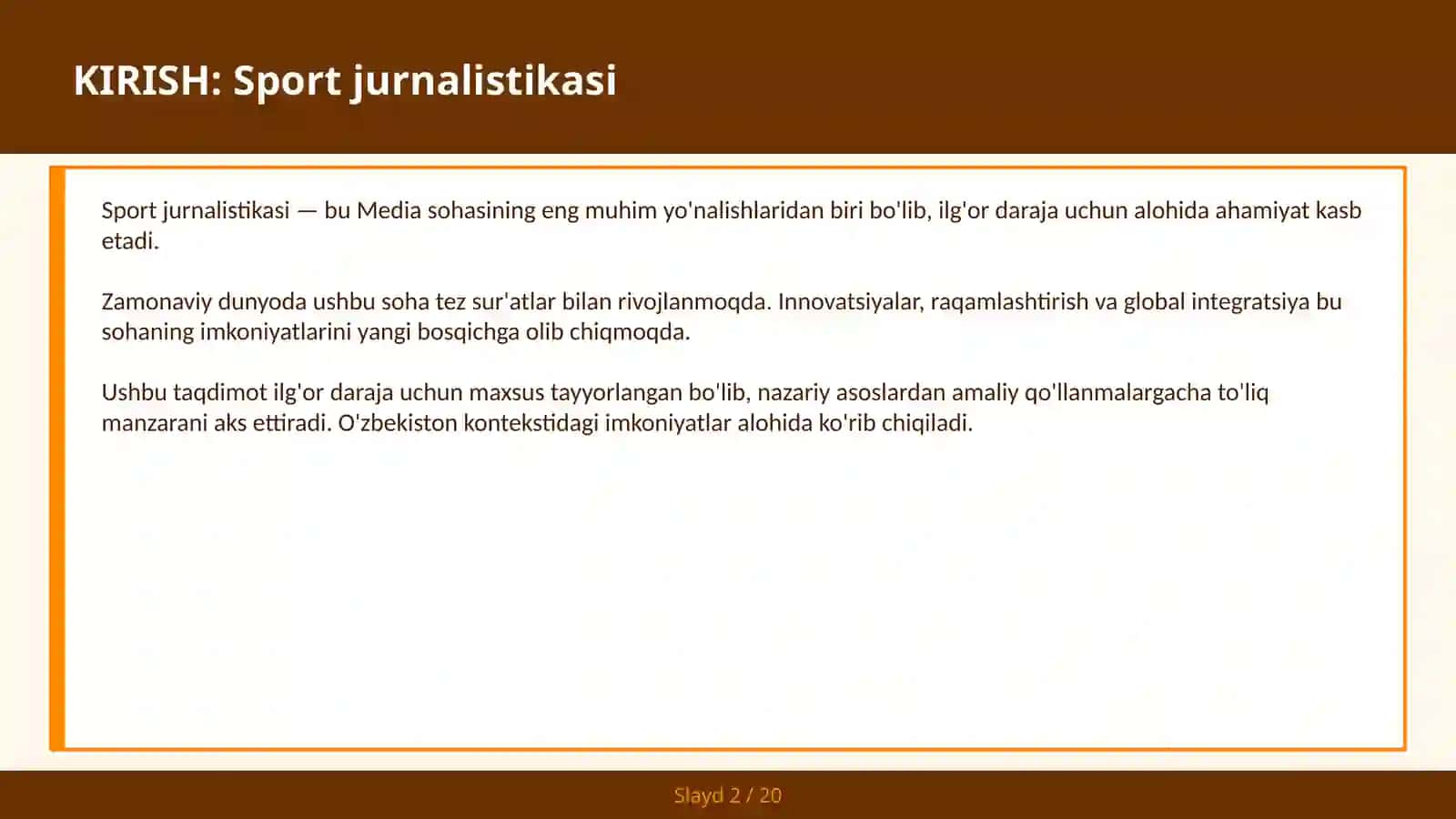 SPORT JURNALISTIKASI 2