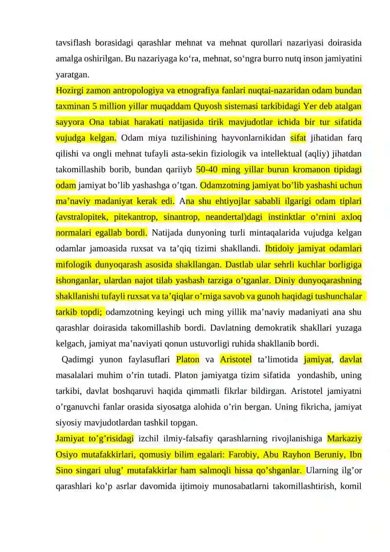 JAMIYAT  FALSAFASI 2