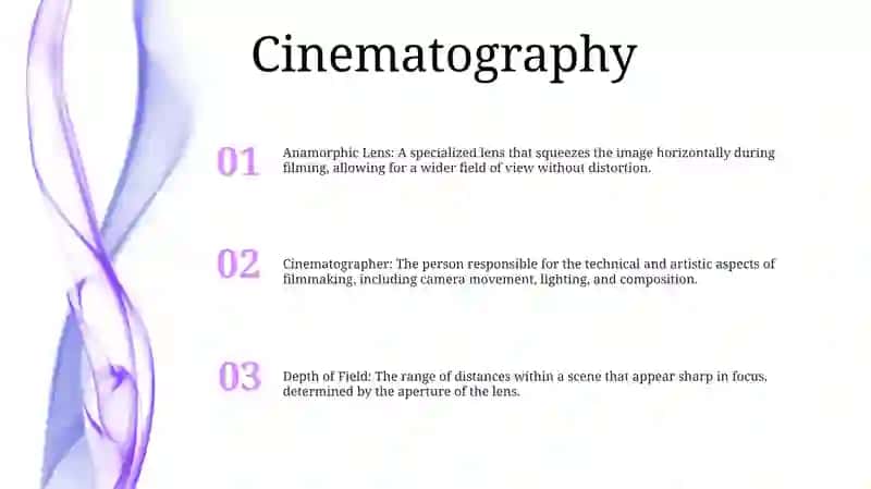 Films Glossary Sentence 2